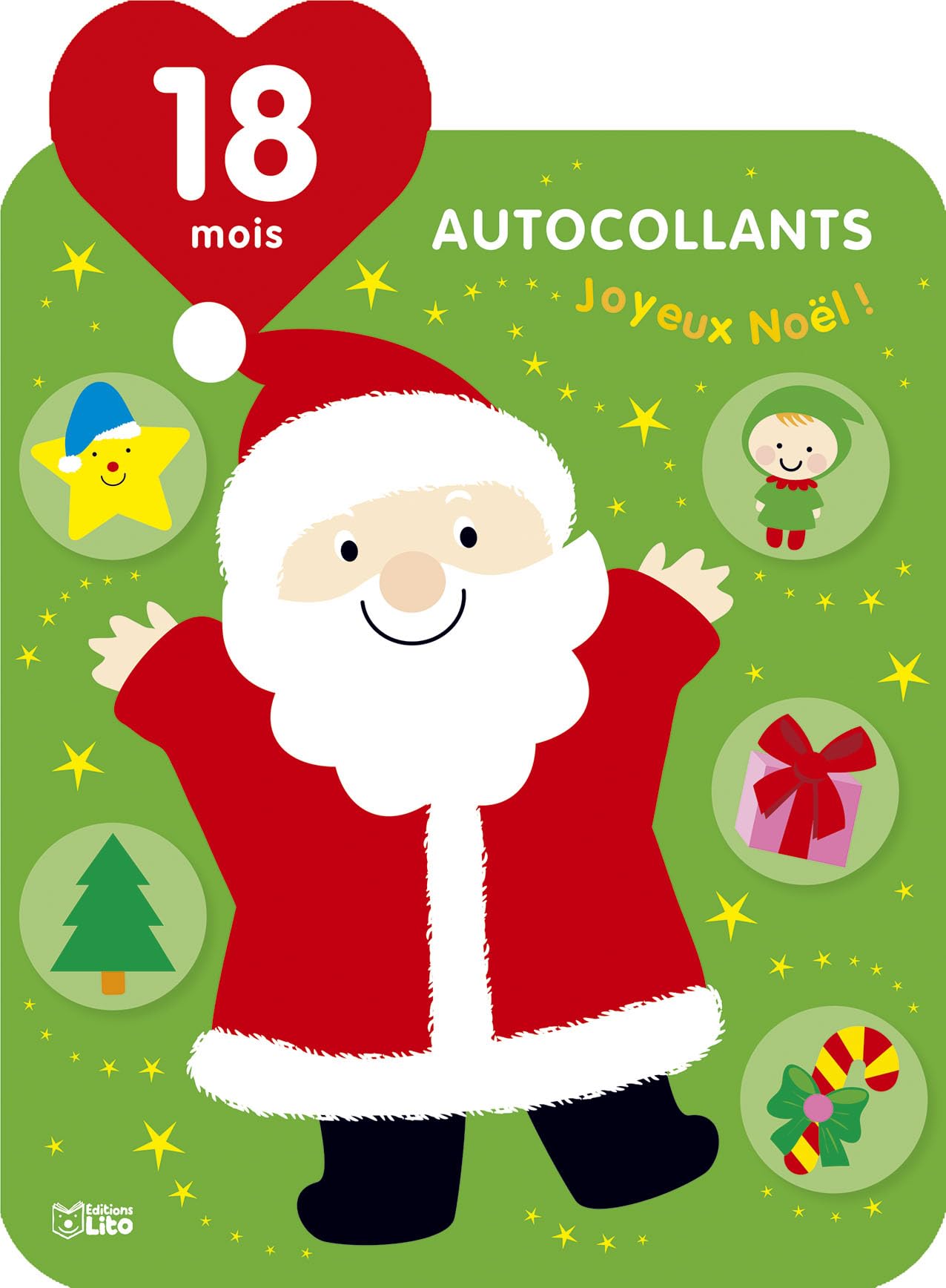 Livre d'autocollants - Joyeux Noël