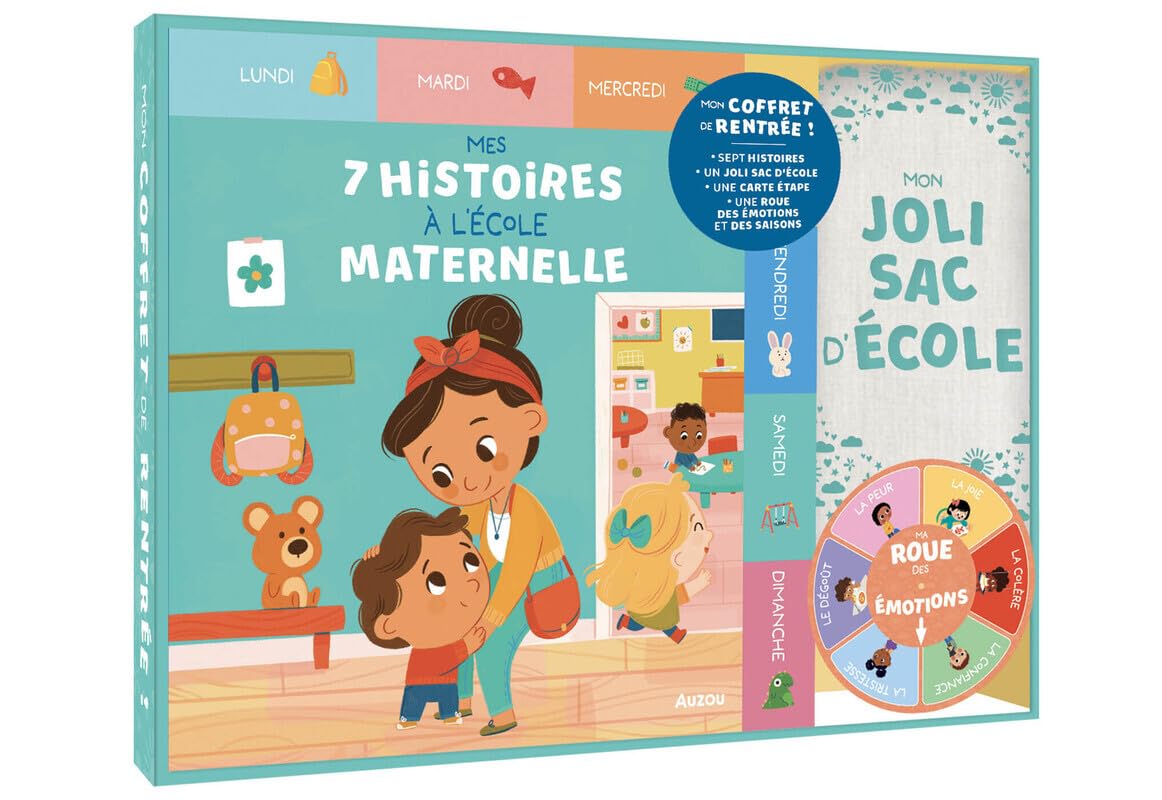 Mes 7 histoires à l'école maternelle: mon coffret rentrée