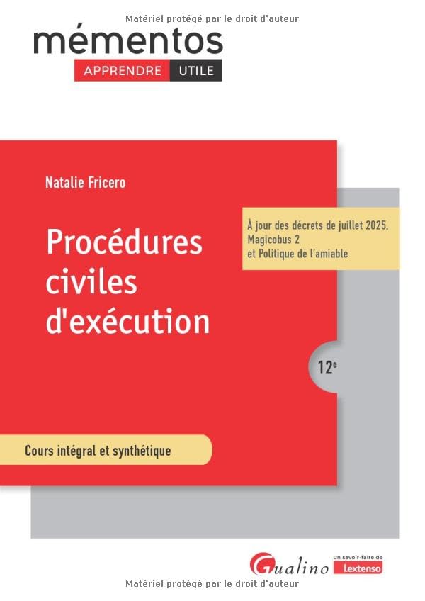 Procédures civiles d'exécution