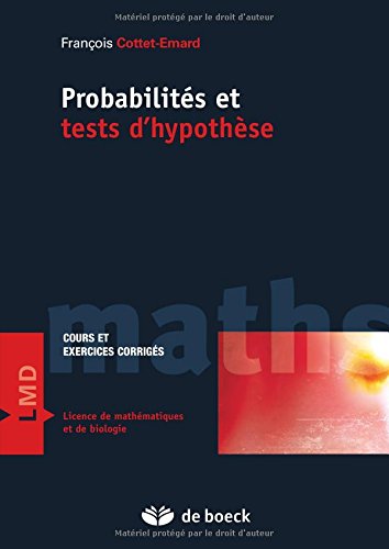Probabilités et tests d'hypothèses