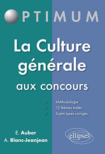 La Culture générale aux concours