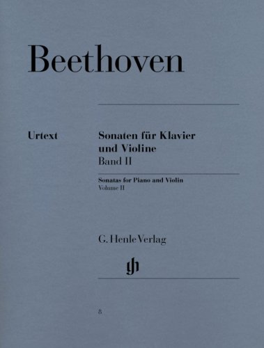 Beethoven L.V. - Sonatas For Piano And Violin Volume Ii