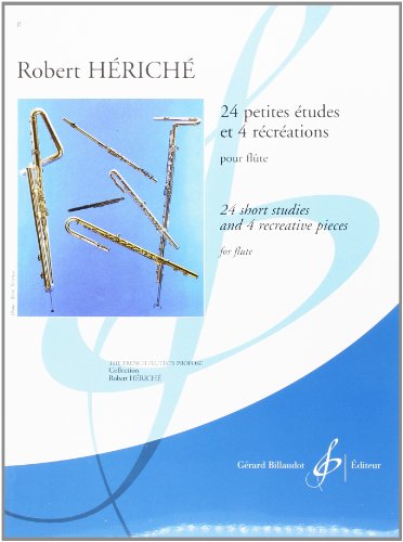Heriche Robert - 24 Petites Études et 4 Récréations - Flute