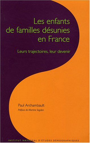 Les enfants de familles désunies en France
