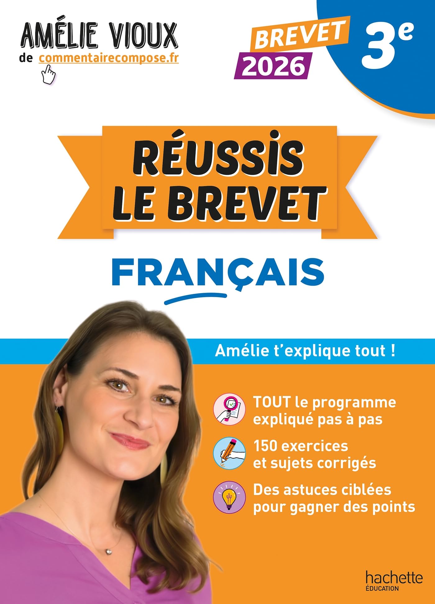 Réussis l'épreuve de français au Brevet 2026 avec Amélie Vioux - Amélie Vioux