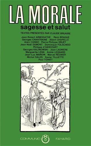 La morale - sagesse et salut