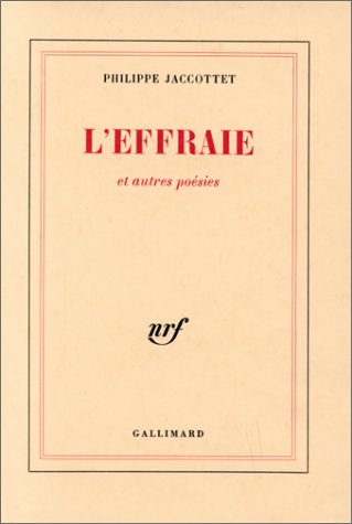 L'effraie - et autres poésies