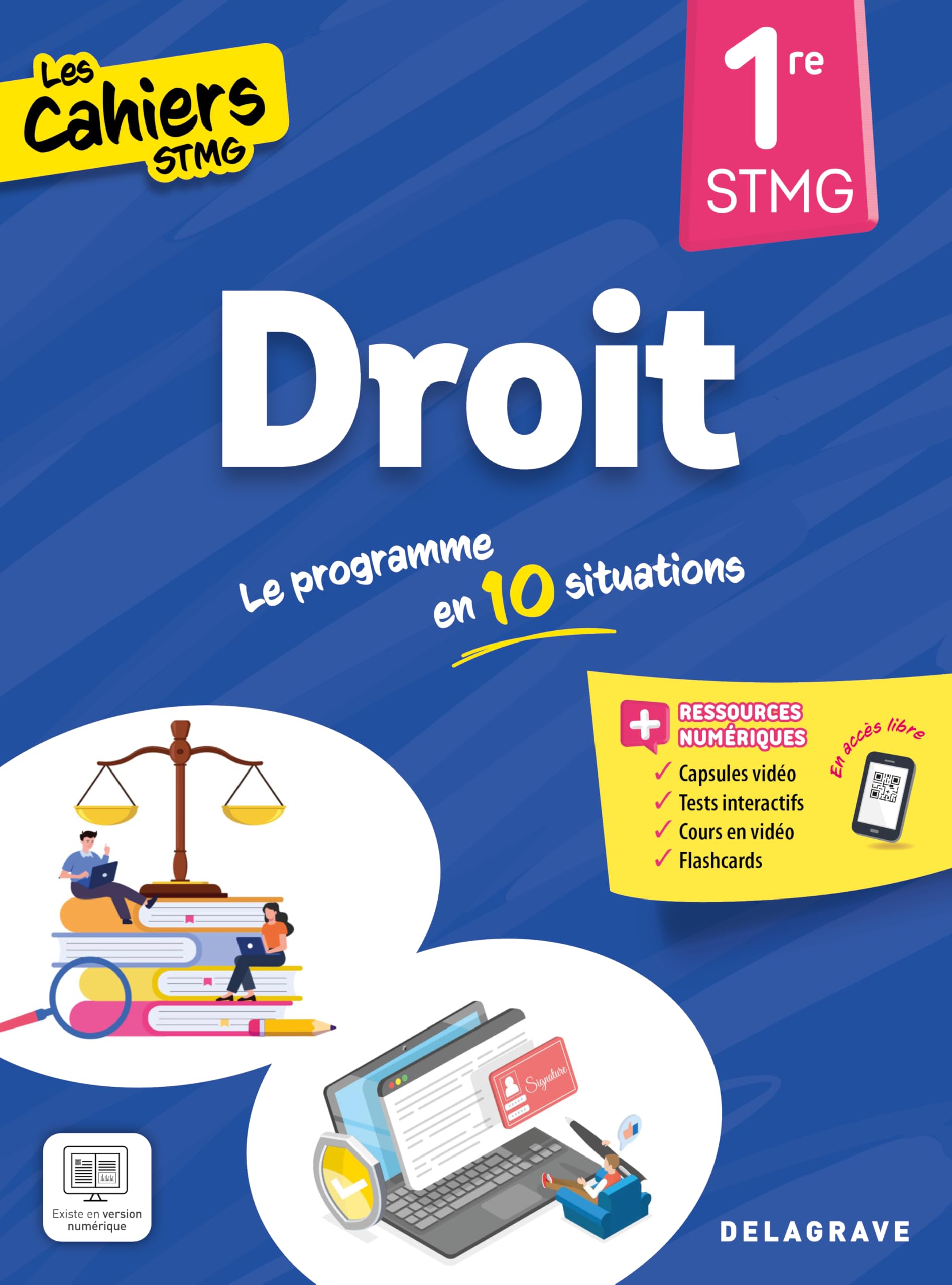 Les cahiers STMG: Cahiers STMG Droit 1re STMG (2025) - Pochette élève