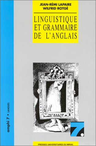 Linguistique et grammaire de l'anglais