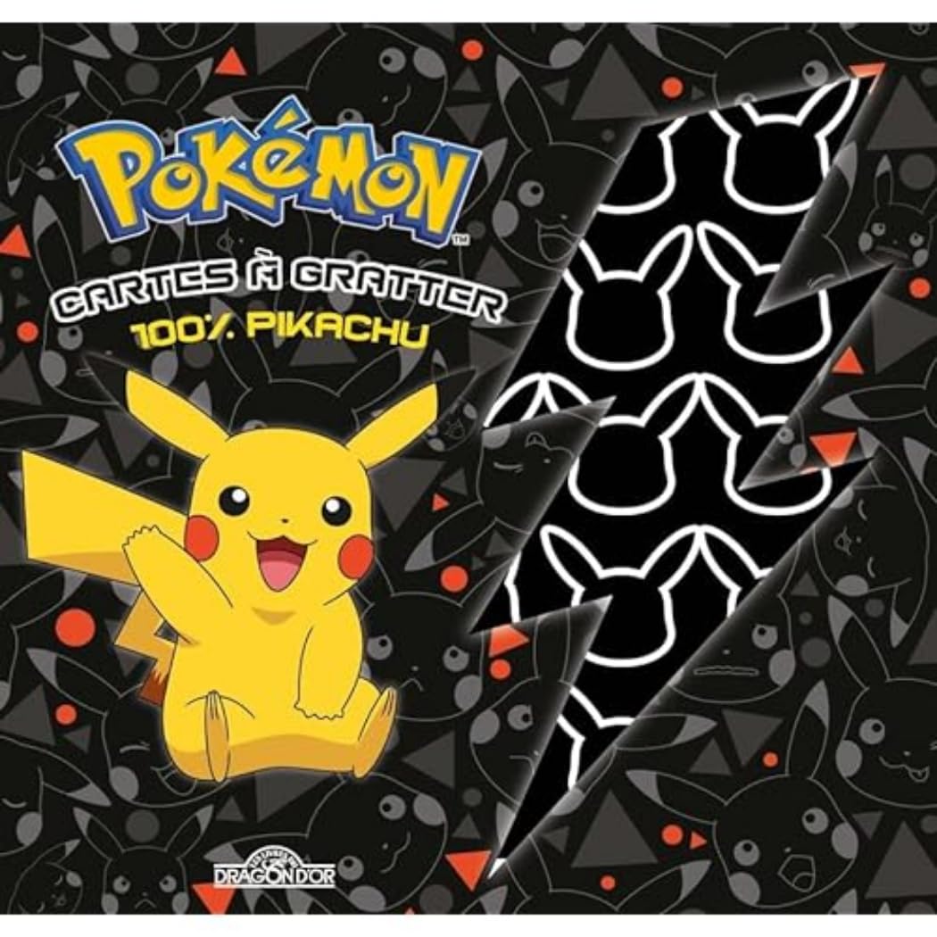 Pokemon - cartes a gratter - 100 % pikachu