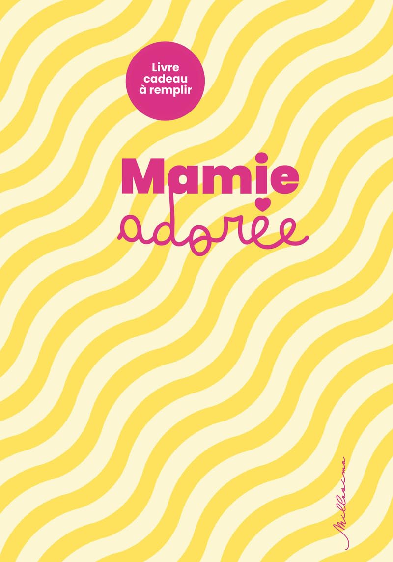 Livre à remplir pour ma mamie adorée