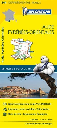 Carte Départementale Aude, Pyrénées-Orientales