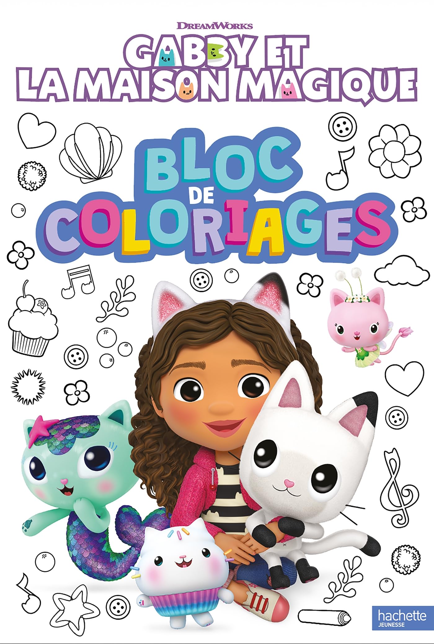 Gabby et la maison magique - Bloc de coloriages - Bloc de coloriages