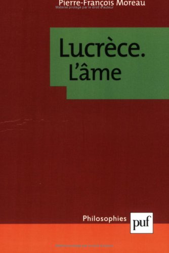 Lucrèce. L'âme