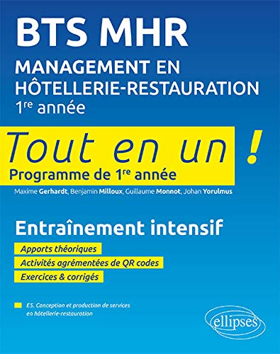 BTS MHR management en hôtellerie-restauration, 1re année: tout en un programme de 1re année: entraînement intensif