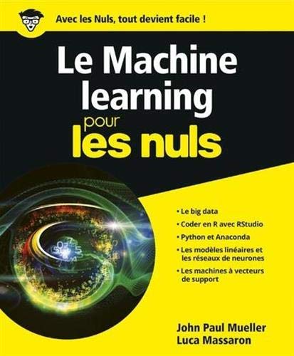 Le Machine learning pour les Nuls, grand format - Luca Massaron, John Paul Mueller
