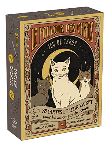 Le pouvoir des chats: jeu de tarot: 78 cartes et leur livret pour les amoureux des chats