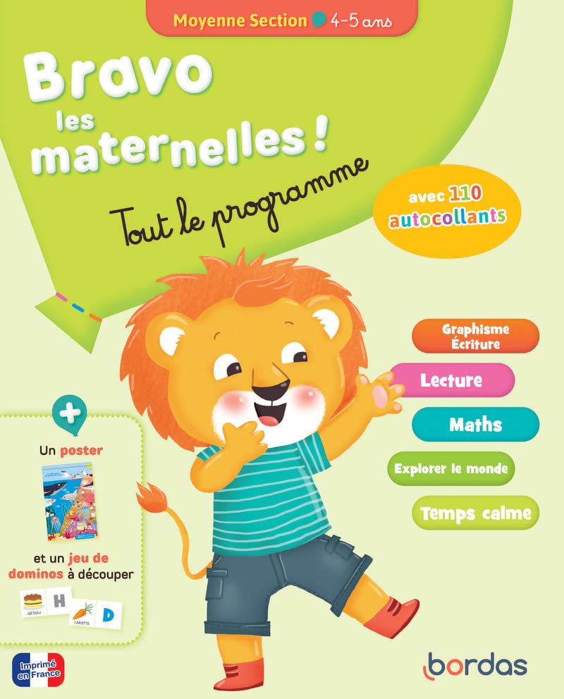 Bravo les maternelles!: tout le programme: moyenne section, 4-5 ans