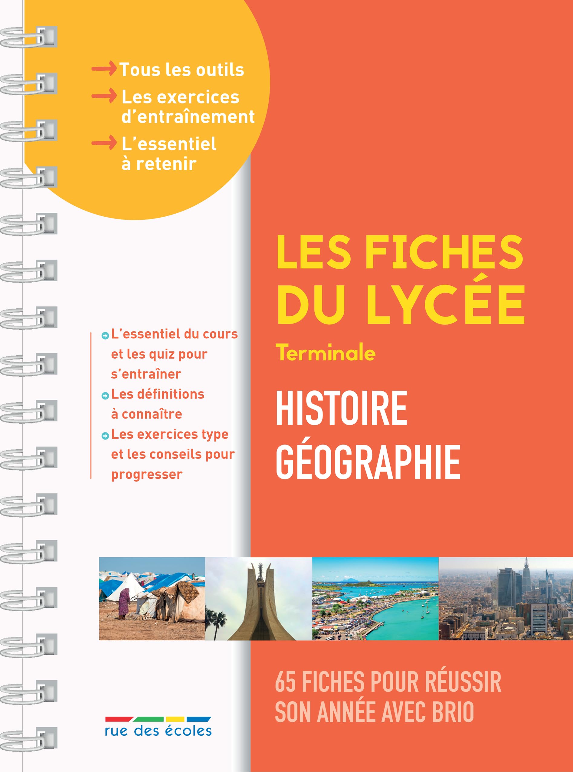 Les fiches du lycée: Histoire-géographie: Terminale - 65 fiches pour réussir son année avec brio