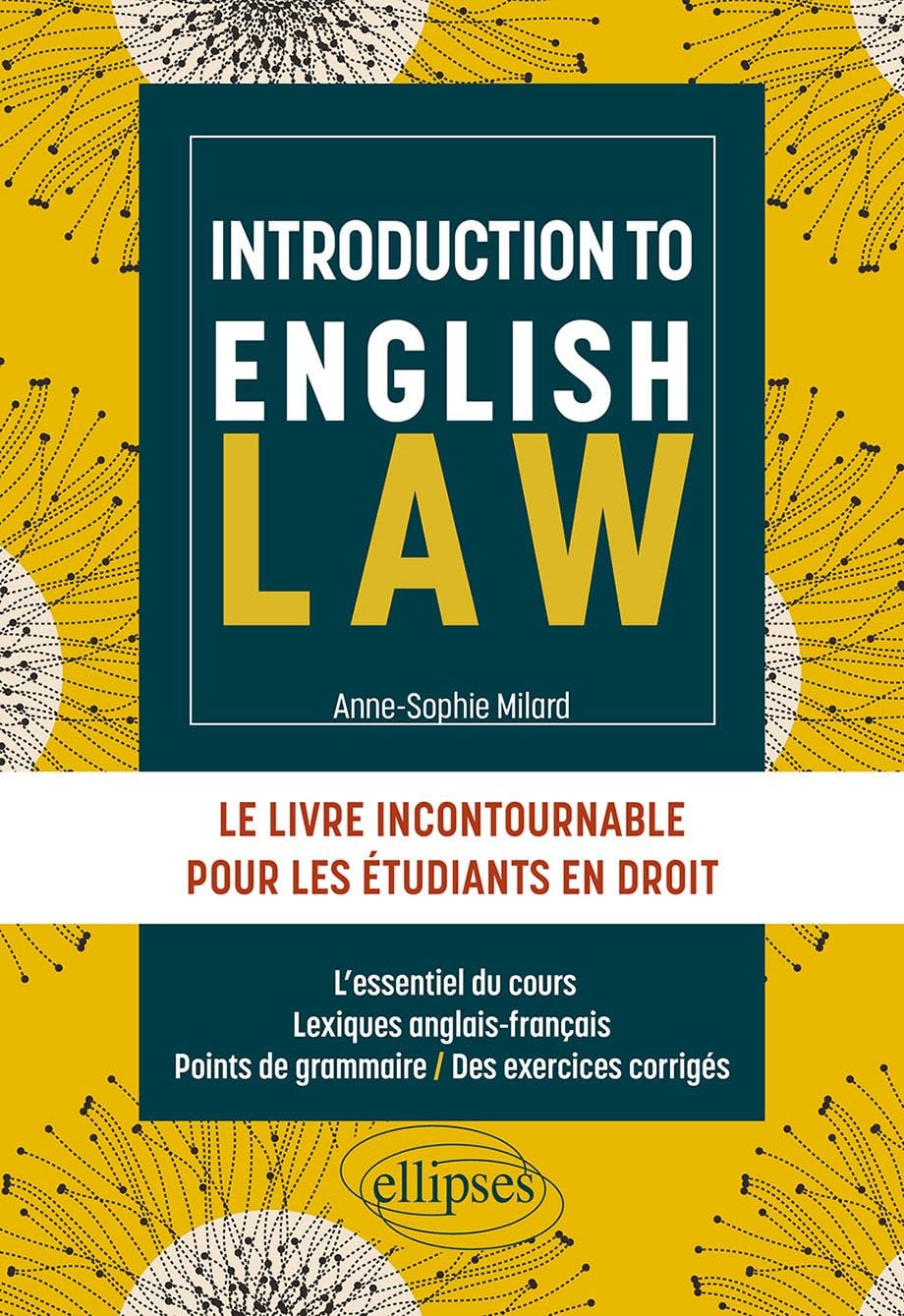 Introduction to english law: le livre incontournable pour les étudiants en droit