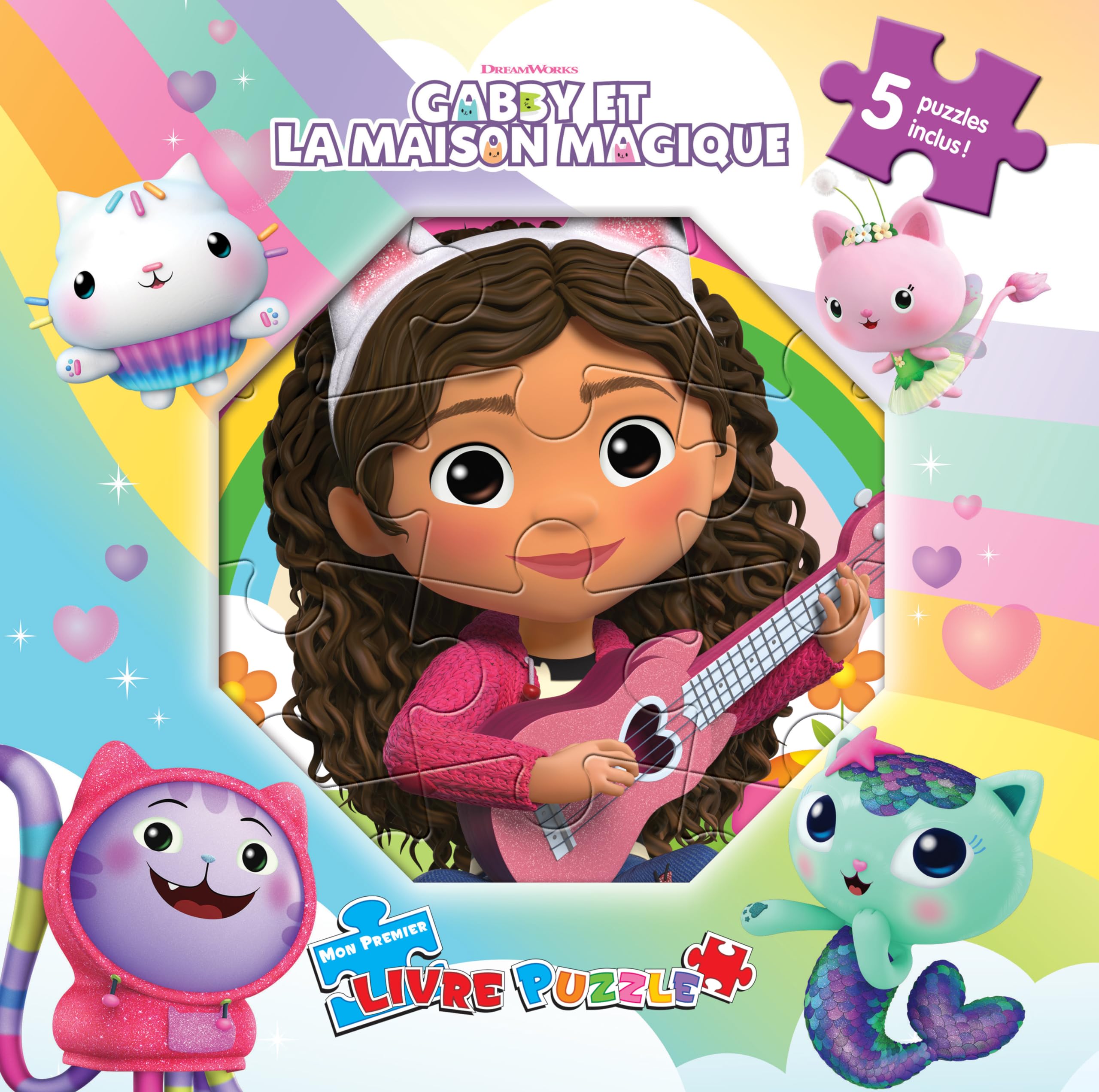 Mon premier livre puzzle: Gabby et la maison magique