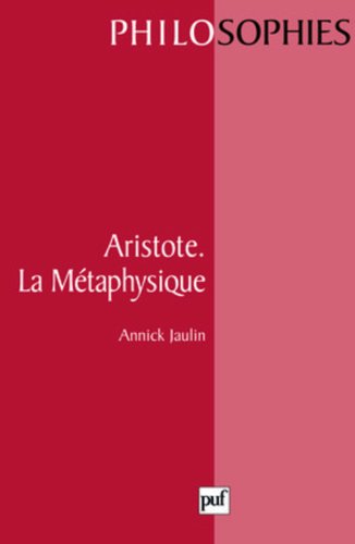 Aristote - la métaphysique
