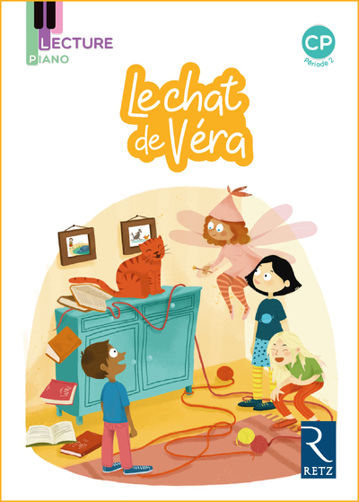 Pack de 5ex - Lecture Piano - Le chat de Véra CP