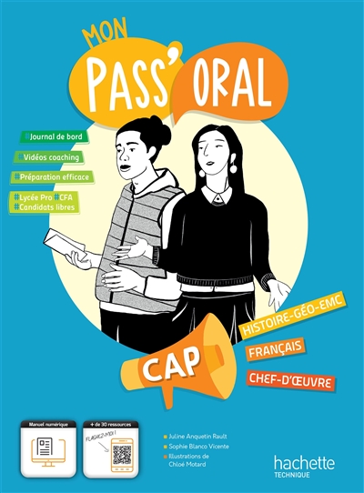 Mon Pass'Oral CAP: Histoire-Géographie EMC/Français/Chef-d'oeuvre - cahier de l'élève - Éd. 2023