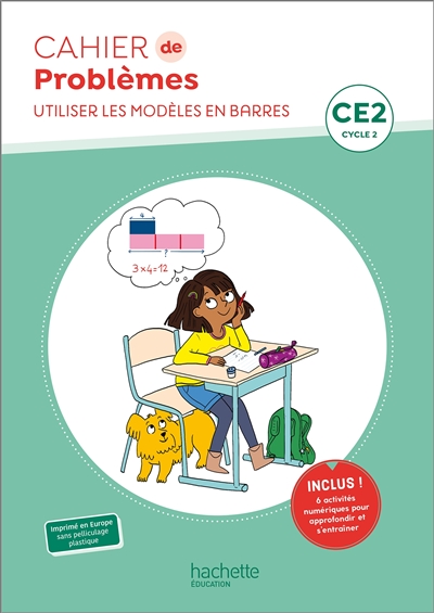 Cahier de problèmes CE2, cycle 2: utiliser les modèles en barres