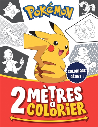 Pokémon: 2 mètres à colorier