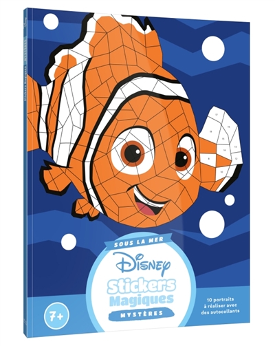 DISNEY: Mes stickers magiques: Mystères (7+) - Sous la mer