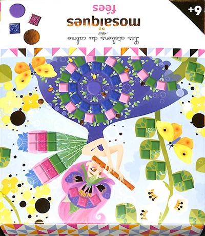 Mosaïques fées - mini boîte avec accessoires