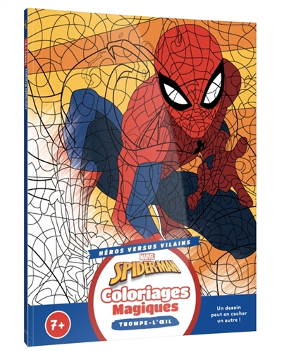 SPIDER-MAN: Coloriages magiques: Trompe-l'oeil (7+) - Héros contre Vilains - MARVEL