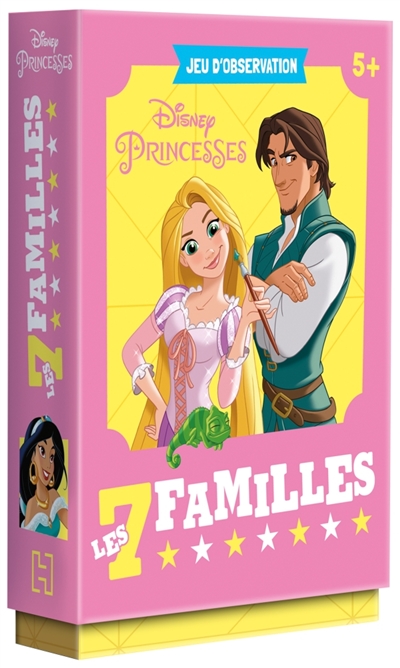 Jeu De Cartes Seven-families Disney Princesses 42 Cartes Hachette Jeunesse-disney