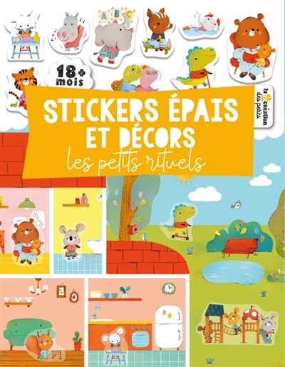 Stickers épais et décors: petits rituels