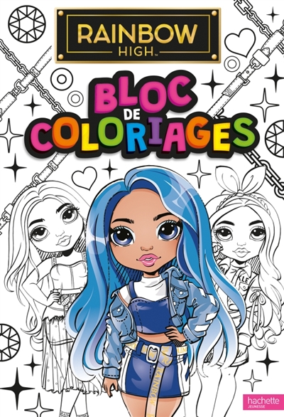 Rainbow High: Bloc de coloriages