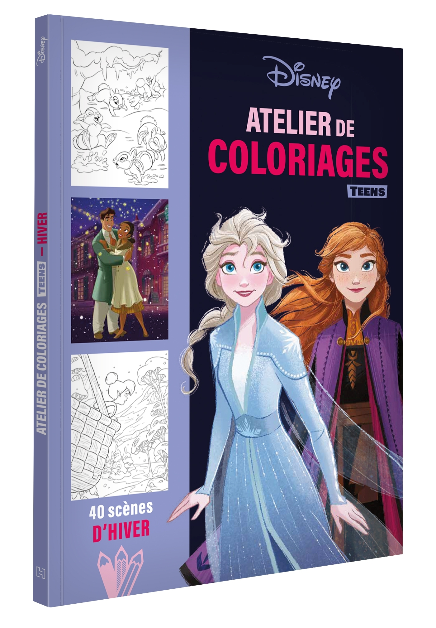 DISNEY TEENS: Atelier de coloriages: Scènes d'hiver