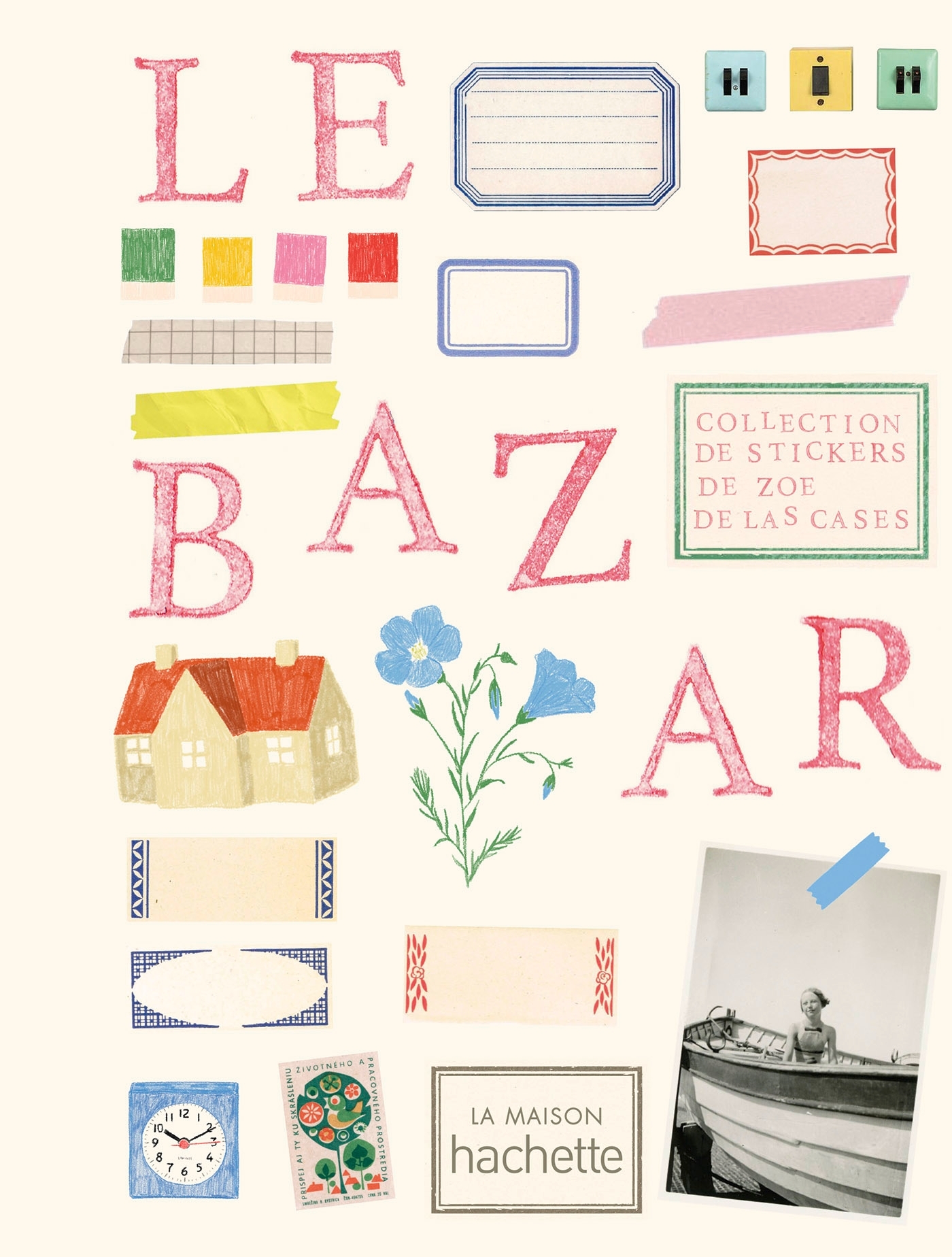 Le Bazar Collection Relié Aquarelle Multicolore 15,6×20,7×3,7cm Hachette Pratique
