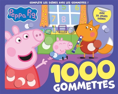 Peppa Pig - 1000 gommettes - 1000 gommettes