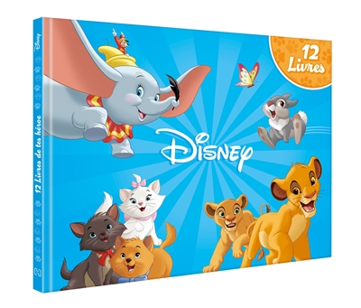 DISNEY - Coffret - Les 12 livres de tes héros - Les Grands Classiques Animaux