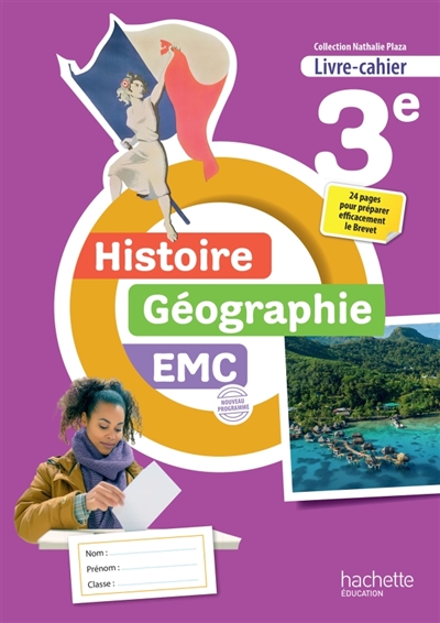 Histoire-Géographie EMC 3e - Livre-cahier - Ed. 2026
