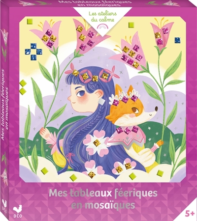 Mes tableaux féeriques en mosaïques: boîte avec accessoires