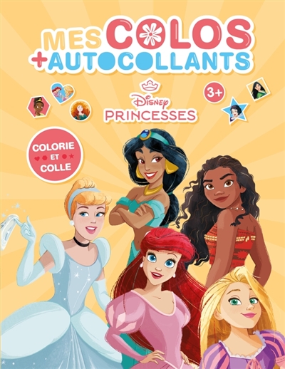 DISNEY PRINCESSES: Mes colos + autocollants