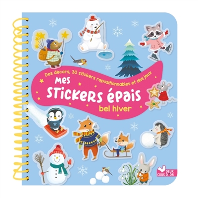 Mes stickers épais: Bel hiver