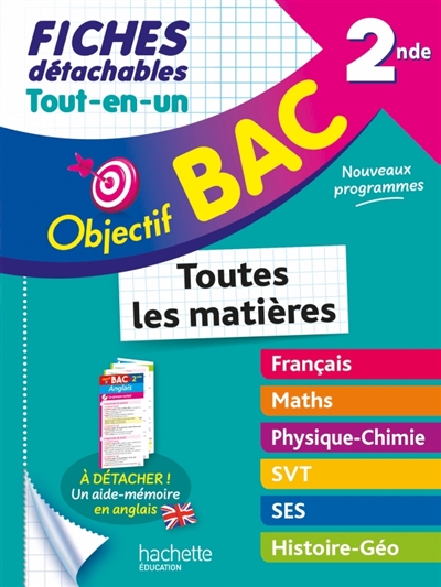 Tout-en-un 2de: fiches détachables: toutes les matières