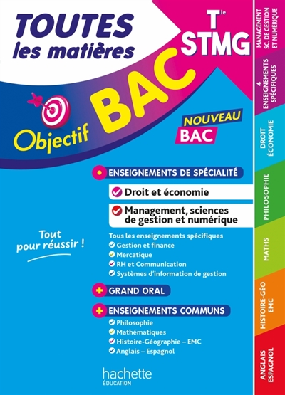 Objectif BAC 2027 - Toutes les matières Terminale STMG
