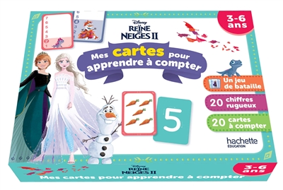 Mes cartes pour apprendre à compter avec La reine des neiges II: 3-6 ans