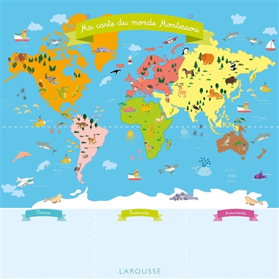 Ma carte d'Europe Montessori