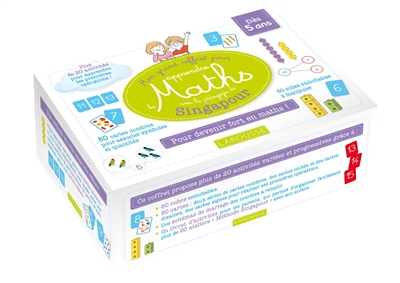 Mon grand coffret pour apprendre les maths avec Montessori et la pédagogie de Singapour: plus de 20 activités pour apprendre les premières opérations!: dès 5 ans