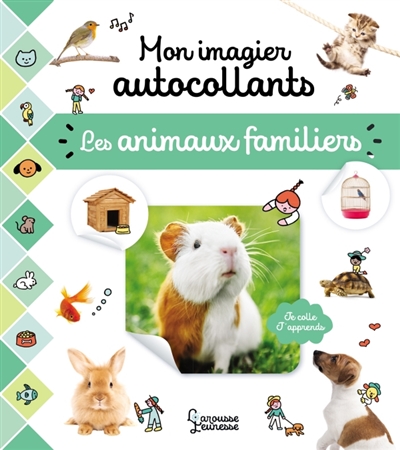 Mon imagier autocollants: Animaux familiers